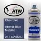 Preview: Chevrolet, Atlanta Blue Metallic, 23 / WA563Q: 400ml Sprühdose, von ATW Autoteile West.